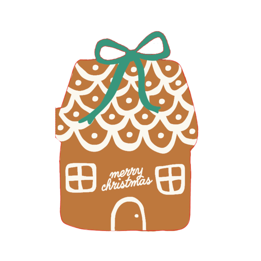 Christmas Greeting Card - Gingerbread House